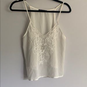 Brandy Melville lace tank top